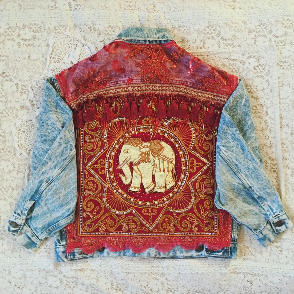wild and free, wild and free jewelry, embellished elephant jacket, corina brown, wild and free blog 
